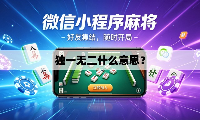 独一无二什么意思？