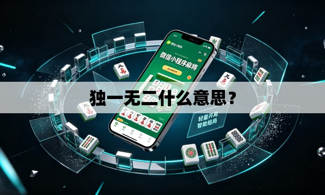 独一无二什么意思？