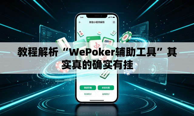 教程解析“WePoker辅助工具	”其实真的确实有挂