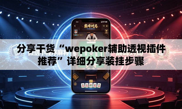 分享干货“wepoker辅助透视插件推荐	”详细分享装挂步骤