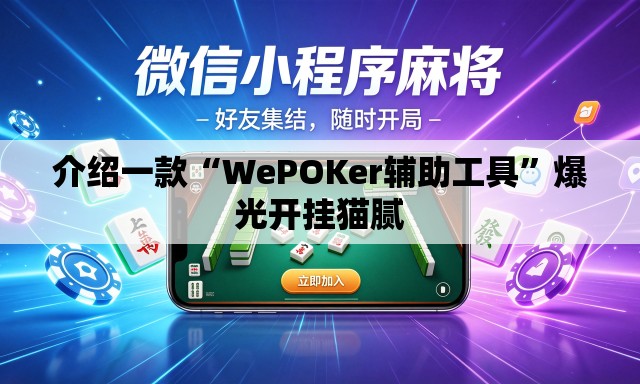介绍一款“WePOKer辅助工具”爆光开挂猫腻