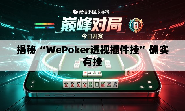 揭秘“WePoker透视插件挂”确实有挂
