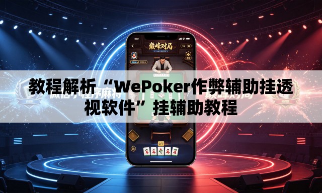 教程解析“WePoker作弊辅助挂透视软件”挂辅助教程