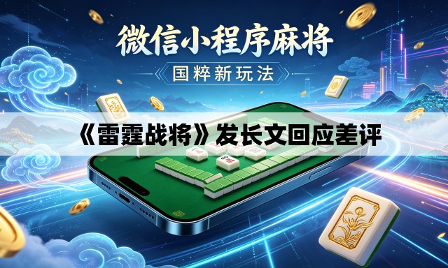 《雷霆战将》发长文回应差评 《雷霆战将》发长文回应差评