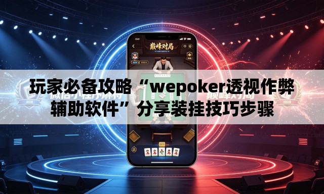 玩家必备攻略“wepoker透视作弊辅助软件”分享装挂技巧步骤
