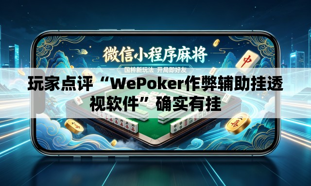 玩家点评“WePoker作弊辅助挂透视软件	”确实有挂