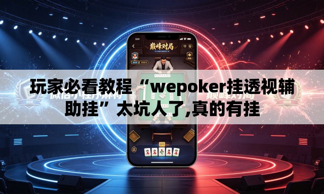 玩家必看教程“wepoker挂透视辅助挂”太坑人了,真的有挂