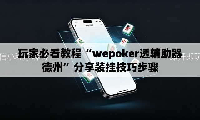 玩家必看教程“wepoker透辅助器德州”分享装挂技巧步骤
