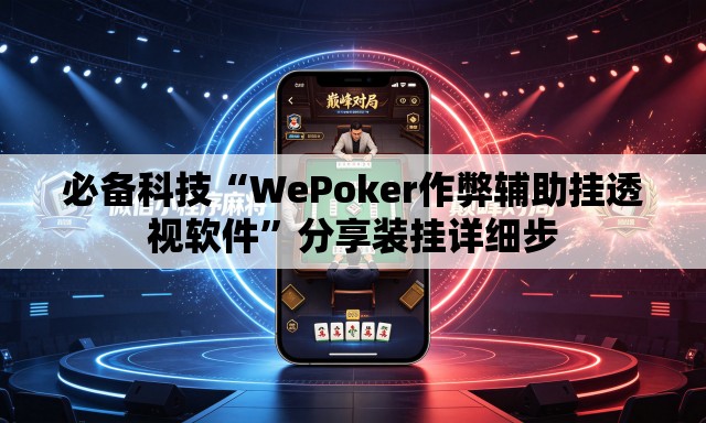 必备科技“WePoker作弊辅助挂透视软件	”分享装挂详细步