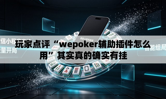 玩家点评“wepoker辅助插件怎么用”其实真的确实有挂