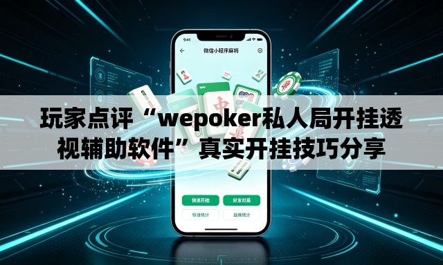 玩家点评“wepoker私人局开挂透视辅助软件”真实开挂技巧分享