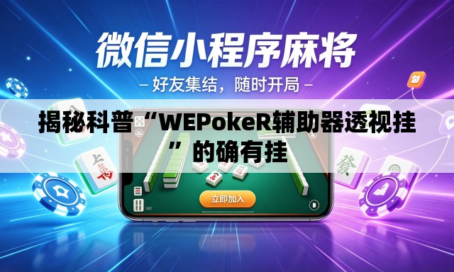 揭秘科普“WEPokeR辅助器透视挂”的确有挂