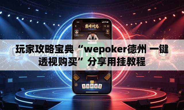 玩家攻略宝典“wepoker德州 一键透视购买	”分享用挂教程