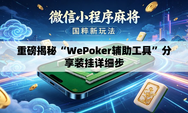 重磅揭秘“WePoker辅助工具”分享装挂详细步