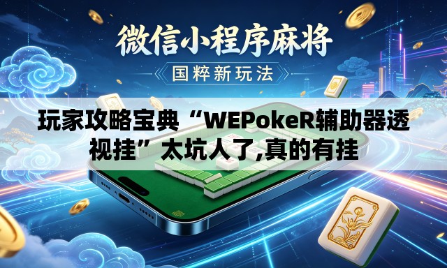 玩家攻略宝典“WEPokeR辅助器透视挂”太坑人了,真的有挂