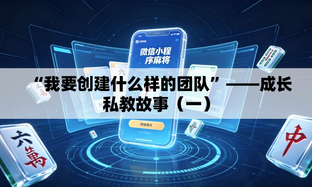 “我要创建什么样的团队”——成长私教故事（一）