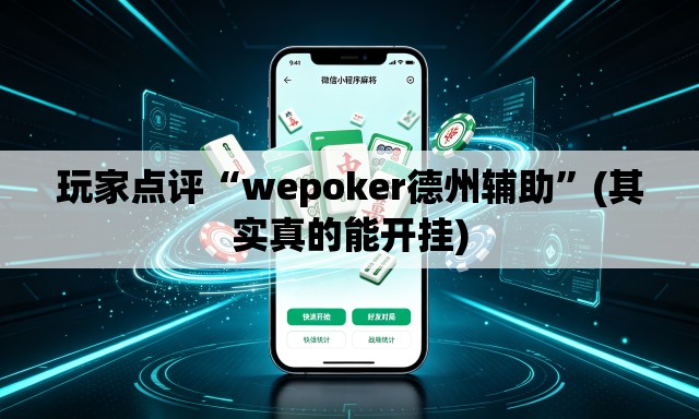 玩家点评“wepoker德州辅助”(其实真的能开挂)