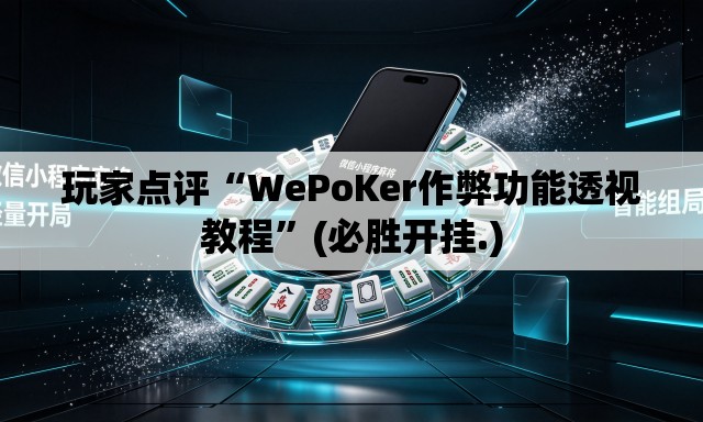 玩家点评“WePoKer作弊功能透视教程”(必胜开挂.)