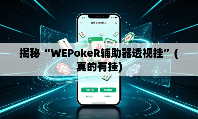 揭秘“WEPokeR辅助器透视挂”(真的有挂)