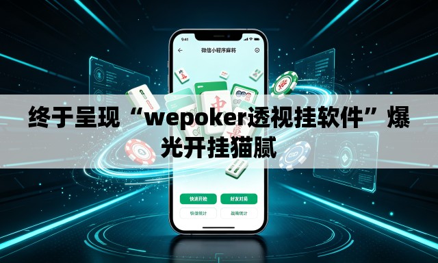 终于呈现“wepoker透视挂软件	”爆光开挂猫腻