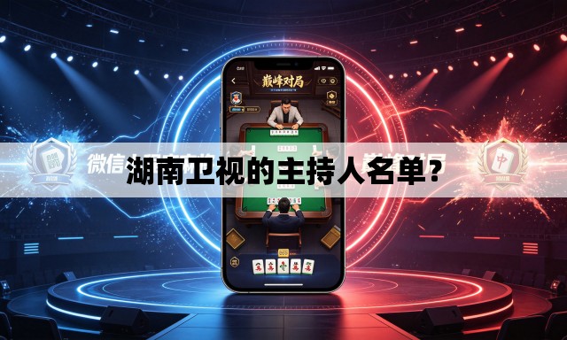 湖南卫视的主持人名单? 湖南卫视的主持人名单?