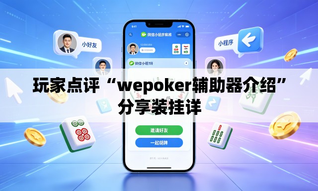 玩家点评“wepoker辅助器介绍”分享装挂详