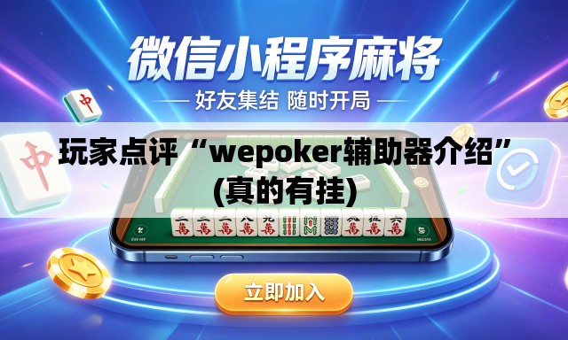 玩家点评“wepoker辅助器介绍	”(真的有挂)