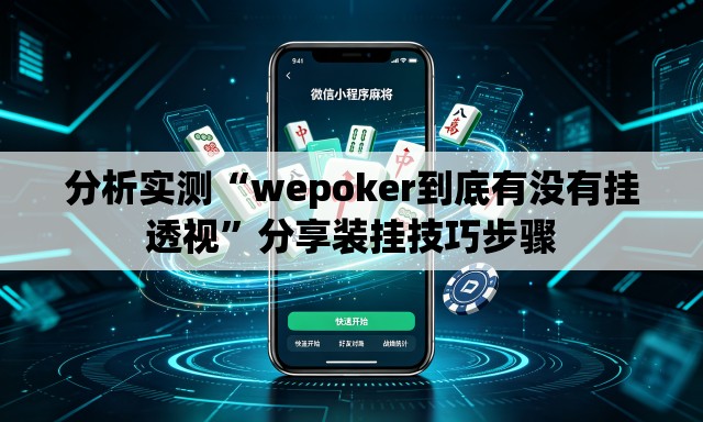 分析实测“wepoker到底有没有挂透视”分享装挂技巧步骤