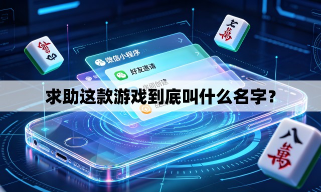 求助这款游戏到底叫什么名字？