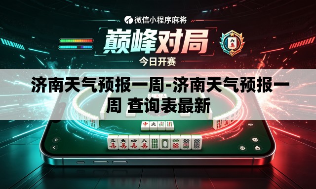  济南天气预报一周-济南天气预报一周 查询表最新