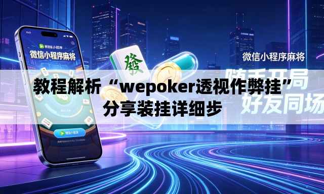 教程解析“wepoker透视作弊挂	”分享装挂详细步