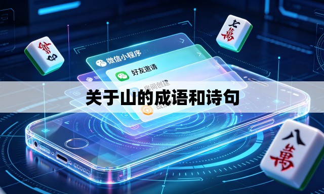 关于山的成语和诗句 关于山的成语和诗句