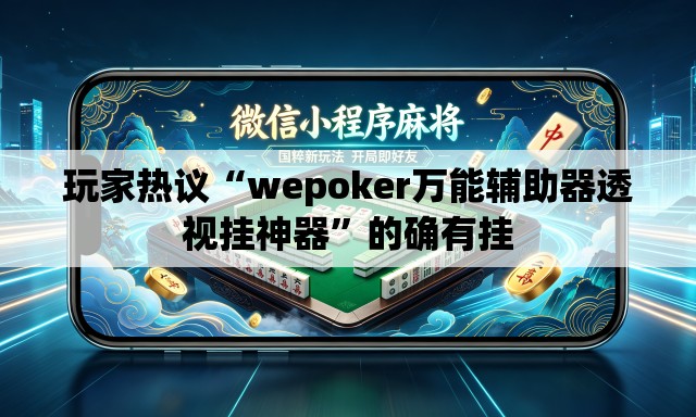 玩家热议“wepoker万能辅助器透视挂神器”的确有挂