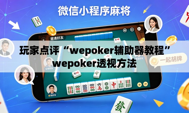 玩家点评“wepoker辅助器教程”wepoker透视方法