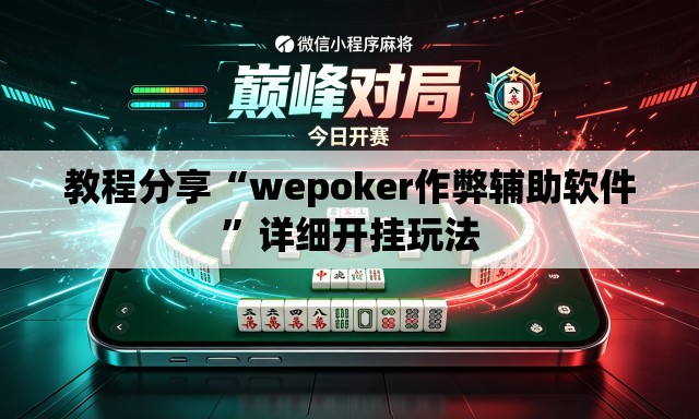 教程分享“wepoker作弊辅助软件”详细开挂玩法