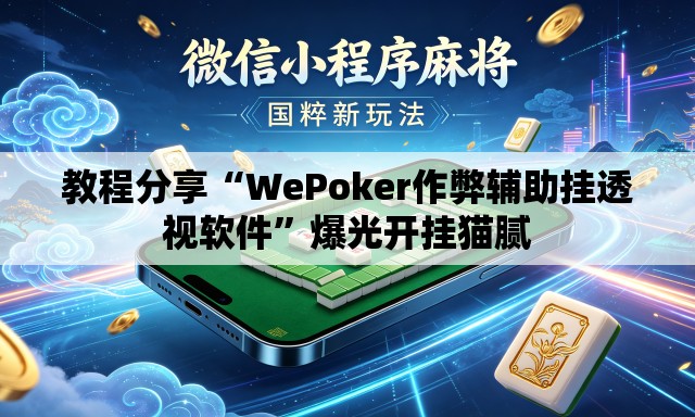 教程分享“WePoker作弊辅助挂透视软件”爆光开挂猫腻