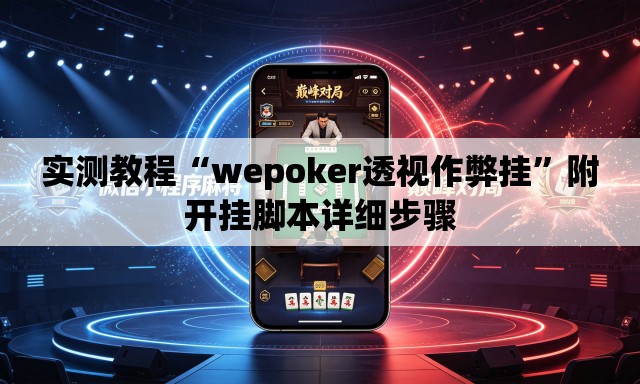 实测教程“wepoker透视作弊挂”附开挂脚本详细步骤