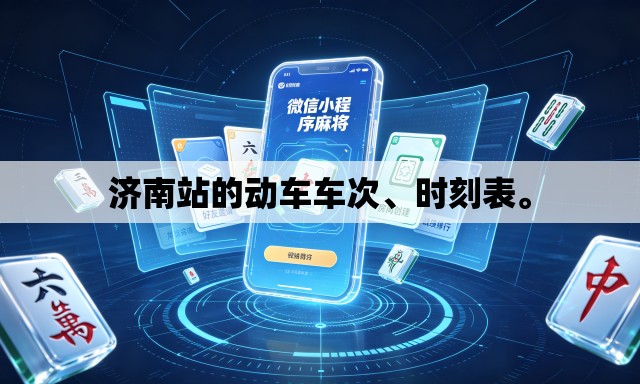 济南站的动车车次、时刻表	。