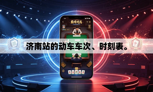 济南站的动车车次	、时刻表。