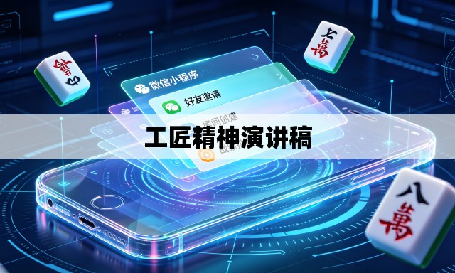 工匠精神演讲稿