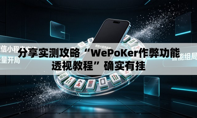 分享实测攻略“WePoKer作弊功能透视教程”确实有挂