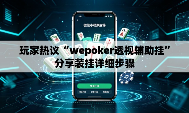 玩家热议“wepoker透视辅助挂	”分享装挂详细步骤