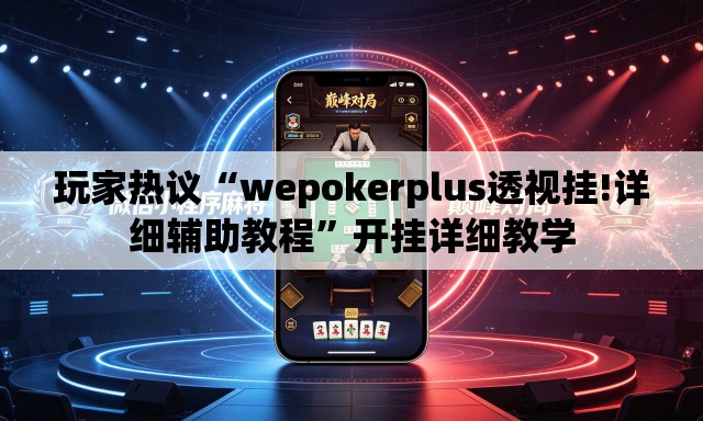 玩家热议“wepokerplus透视挂!详细辅助教程	”开挂详细教学