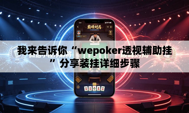 我来告诉你“wepoker透视辅助挂”分享装挂详细步骤