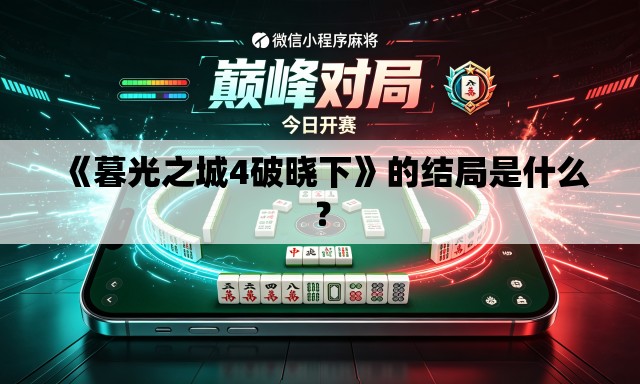 《暮光之城4破晓下》的结局是什么？