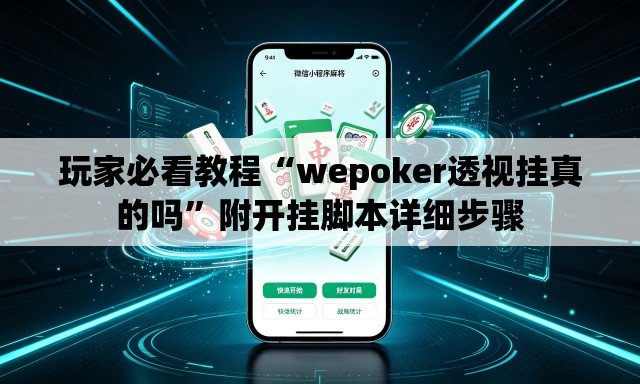 玩家必看教程“wepoker透视挂真的吗”附开挂脚本详细步骤