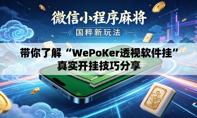带你了解“WePoKer透视软件挂	”真实开挂技巧分享