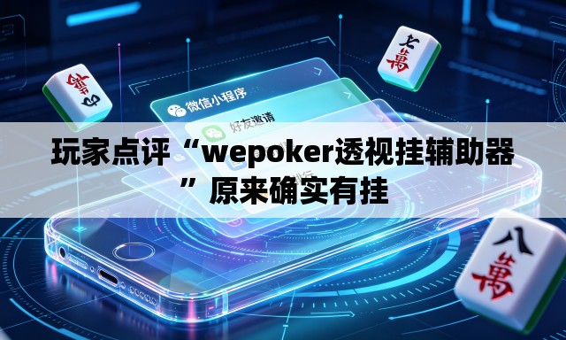 玩家点评“wepoker透视挂辅助器”原来确实有挂