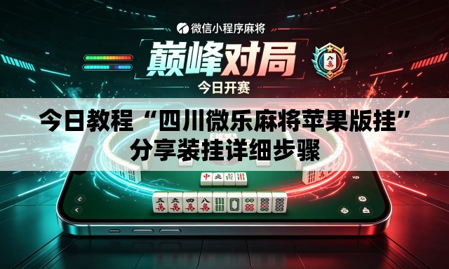 今日教程“四川微乐麻将苹果版挂”分享装挂详细步骤