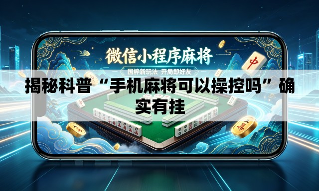 揭秘科普“手机麻将可以操控吗	”确实有挂